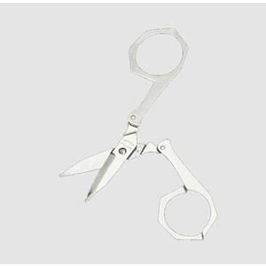 Kings County Tools Folding Sewing Scissors | Elegant and Useful Tool | Hand Crafted in Nogent, France | Includes Fitted Leather Case