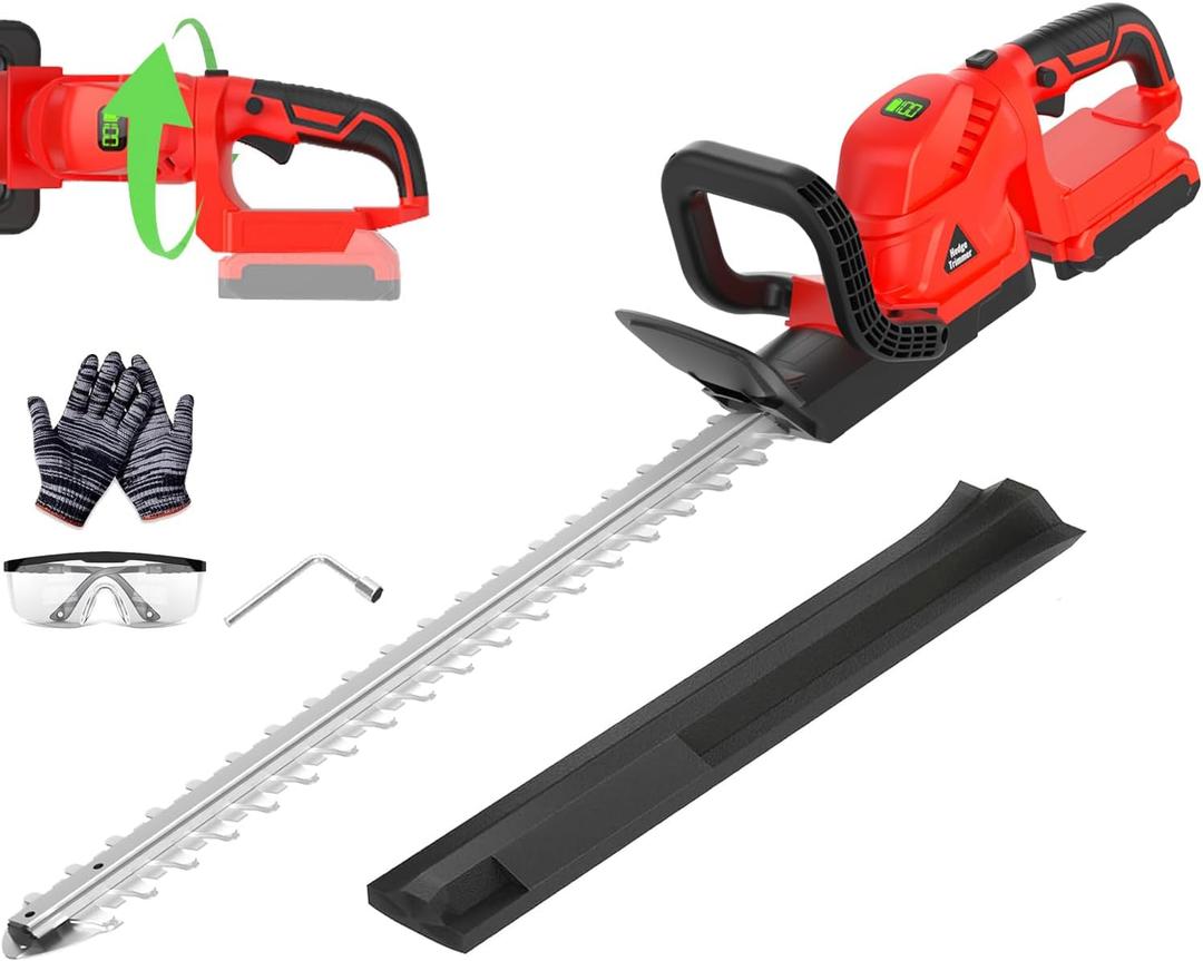 22" Cordless Hedge Trimmer Compatible with Milwaukee M18 Battery-Tool Only