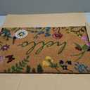 Calloway Mills AZ105991729 Floral Hello Doormat, 17" x 29", Multicolor