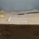 Bar Stools Set of 3, Swivel Bar Chairs, Modern Adjustable PU Leather Upholstered Barstools Counter Height with Tufted Back for Bar, Kitchen Counter Island, Dining Room, Black