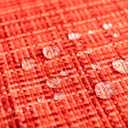 Kevin Textile Outdoor Waterproof Throw Pillow Covers 14x24 Inch Pack of 2 Woven Faux Linen Farmhouse Decorative Water Resistant Lumbar Cushion Covers for Tent Patio Garden Couch Sofa Red