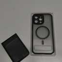 Compatible with Magsafe 2 in 1 Detachable iPhone 14 Pro Max Wallet Case with Card Holder Women Men,Magnetic PU Leather RFID Blocking Flip Kickstand Credit Slots,for Apple 14 ProMax,Black