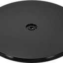 uxcell 1Pack Acrylic Lazy Susan Turntable, 9" Spinner Lazy Susan Turntable Organizer, Acrylic Ball Bearing Rotating Tray for Pantry Spice Rack Decorating, Black
