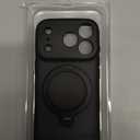 360° Spin Magnetic Stand for iPhone 17 Pro Case, Fit for MagSafe, All Around 4X Military-Grade Protection, Full Camera Protection,Anti-Slip Slim Phone Case for iPhone 17 Pro 6.3", Midnight Black