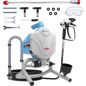 HARDELL 3000PSI Airless Paint Sprayer High Efficiency Vertical Paint Sprayer with Spraying Kit for Even Fine Paint Application Ideal for House Furniture Walls Ceilings Fences