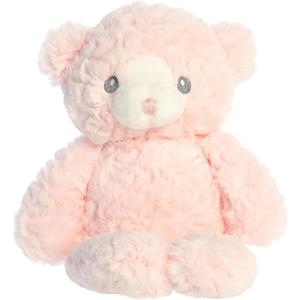 Aurora Snuggly Huggy Bear Baby Stuffed Animal - Comforting Companion - Imaginative Play - Pink 9 Inches