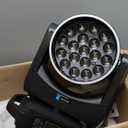 Big Dipper LED Moving Head Lights 19X15W Stage Lighting with Zoom/Wash/Beam Lights, RGBW Uplight Moving Head Light with RDM & DMX Moving Head DJ Light for Nightclub Professional Event Bars(2 Pack)