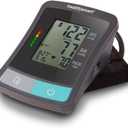 HealthSmart Digital Standard Wrist Blood Pressure Monitor with Automatic Adult Cuff That Displays Pulse Rate and Irregular Heartbeat Stores up to 60 Readings for 2 Users