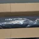 Plow & Hearth 27"x48" Half Round Flame Resistant Hearth Rug | Double Layer Fiberglass Fireplace Mat | Protect Home Décor Hardwood Floor and Carpet from Sparks and Embers Wood Stove (Brown)