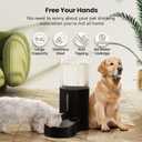 CZPET Dog Water Dispenser, Widen Mouth Gravity Refilling (9.5L, Black)