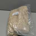 Romanstile Round Vinyl Tablecloth, 100% Waterproof Heavy Duty Elastic Fitted Table Covers for 45"- 56" Tables, Wipeable Flannel Backed Plastic Table Cloths for Picnic, Camping, Outdoor - Weave