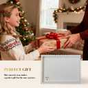 Extra Large Square Concrete Decorative Tray for Coffee Table Tray Decor  Ottoman Tray for Living Room - Bandejas Decorativas  Coffee Table Trays Decorative Centerpiece (Cream)