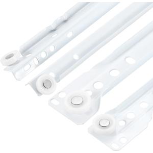 uxcell 2 Pair Drawer Slides, 22 Inch Soft Close Drawer Slide Heavy Duty Side Bottom Mount Drawer Glides Replacement for Cabinet Dresser Drawers
