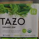 TAZO Organic Zen Green Tea, Green Tea Zen for Health and Wellness, 144 Total Tea Bags (36ct - Pack of 4) BB 3/2028