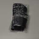 Winter Warm Mittens for Women Men - Soft-Double Layer-Snowflake Cold Weather Stretch Thick Lining Knitted Gloves (Medium, Black)