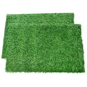 LOOBANI Dog Grass Pee Pads, Artificial Dog Grass Pads for Potty Tray, Fake Grass for Dogs to Pee On, Outdoor Indoor Pee Grass for Dog Potty(14*18 inch)