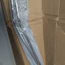48-84 in. Adjustable Petite Caf Curtain Rod, 2-Pack, 7/16 in. Diameter, Silver