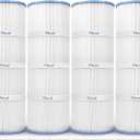 Pearl Purtration OEM-7-3-20-SF81 Pool Filter Cartridge Replacement for Hayward SwimClear C3020 C3025 C3030, CX580XRE, C580E, Pleatco PA81-PAK4, Unicel C-7483, Filbur FC-1225 FC-6425, 4 Pack