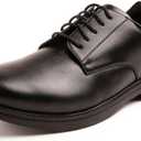 Deer Stags mens Crown oxfords shoes, Black, 10.5 US
