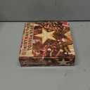 Christmas Tree Topper Star Warm White Light Christmas Tree Decor for Christmas Holiday Home Fit for General Size Xmas Tree, 8.7 Inch