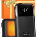 Hotdot Hand Warmers Rechargeable, Heat Levels (104–131°F), Real-Time Temp & Battery Display, Electric Hand Warmers, Fast Heating, Fits in Gloves/Pocket, Gifts for Women & Men