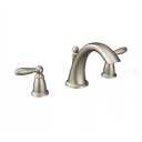 MOEN TWO HANDLE Deck Mount ROMAN TUB FAUCET Brushed Nickel INS10592A