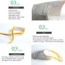 Soft Adjustable Dog Mouth Mask with Filter, Pet Anti Dust Breathing Muzzle, Anti Smog Respirator, Effectively Filter air Pollution (M-3PCS)