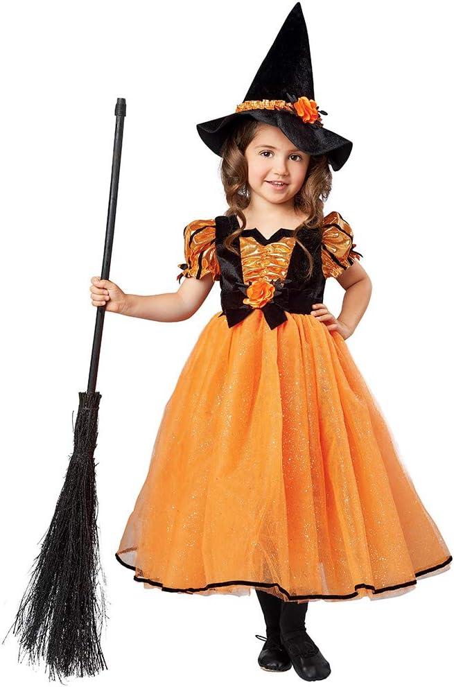 Seasons Children Orange Fancy Fairytale Witch Costume (2-4T)