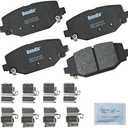 Bendix Priority1 CFC1596 Ceramic Rear Brake Pads for Select Models Chrysler Grand Caravan, Town & Country, Dodge Journey, Ram C/V, Volkswagen Routan
