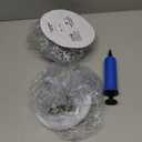 Numiko Solar Floating Pool Lights - 14" Inflatable Warm White LED Pool Lights That Float, Waterproof Light Balls - 2 Pack