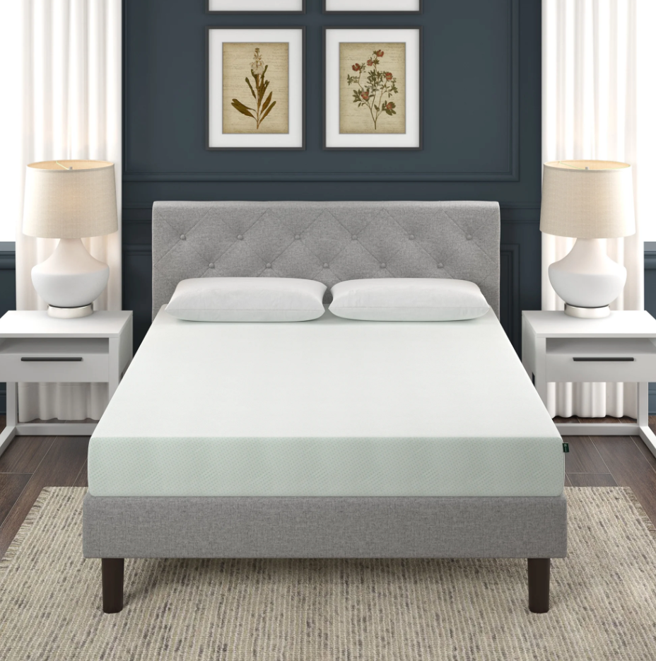 ZINUS 12 Inch Green Tea Memory Foam Mattress [New Version], Full, Fiberglass free, Medium Firm Feel, Zoned Pressure Relief, Certified Safe Foams & Fabric, Mattress in A Box
