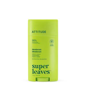 ATTITUDE Aluminum Free Deodorant, Natural Origin Ingredients, EWG Verified, Odor Control With Baking Soda, Twist & Glide, Dermatologically Tested, Vegan, Pear & Amber, 2.64 Oz