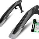 RBRL Bike Fender Set Adjustable MTB Mud Guard, Thicken and Widen Universal 24-29 inch Bicycle Fenders, Full-Suspension Bike/Ebike/Mountain Bike Fenders, Against Splashing Water and Dust