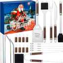 Pickmesh Christmas Grilling Gifts for Men Dad, Advent Calendar 2025 Gifts for Men Heavy Duty Stainless Steel BBQ Grill Tools Set Xmas BBQ Grill Accessories