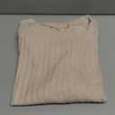 NORACORA Womens 3/4 Sleeve Sweater Tops Round Neck Tunic Blouses Dressy Pullover T Shirts for Business Casual Work (Medium),  Apricot