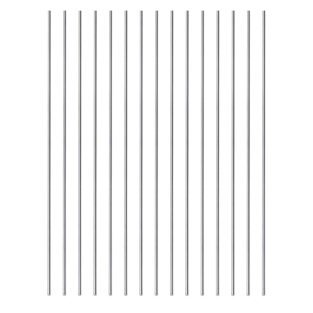 Feelers Aluminum Round Rod 5/32"(4mm) Diameter 6061 Aluminum Solid Stick for DIY Craft, 150mm Length, 10 pcs (5/32" Dia)