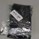 AOOWU Wrist Brace, 2 Pack Elastic Wrist Support with Strap, Wrist Compression Wrap Adjustable Wrist Strap Relieves Wrist Pain, Tendonitis, Sports Use for Men and Women, Right & Lef(Black)