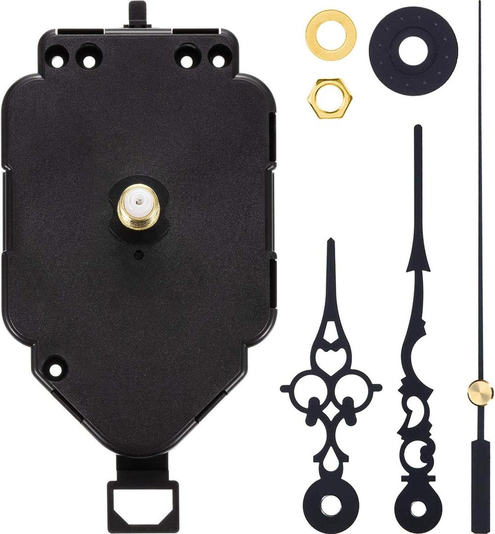 Hicarer DIY Quartz Clock Movement Kits Replacement Clock Movement Mechanism Pendulum (Rod Length 0.79 Inch)