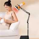 LAMTOR Hands-Free Moxa Stick Floor Stand & Holder - Adjustable Metal Therapy Stand for Moxibustion with Clamp, Stable Mount for Rolls/Sticks, Ash Catcher Heat Herbal Therapy