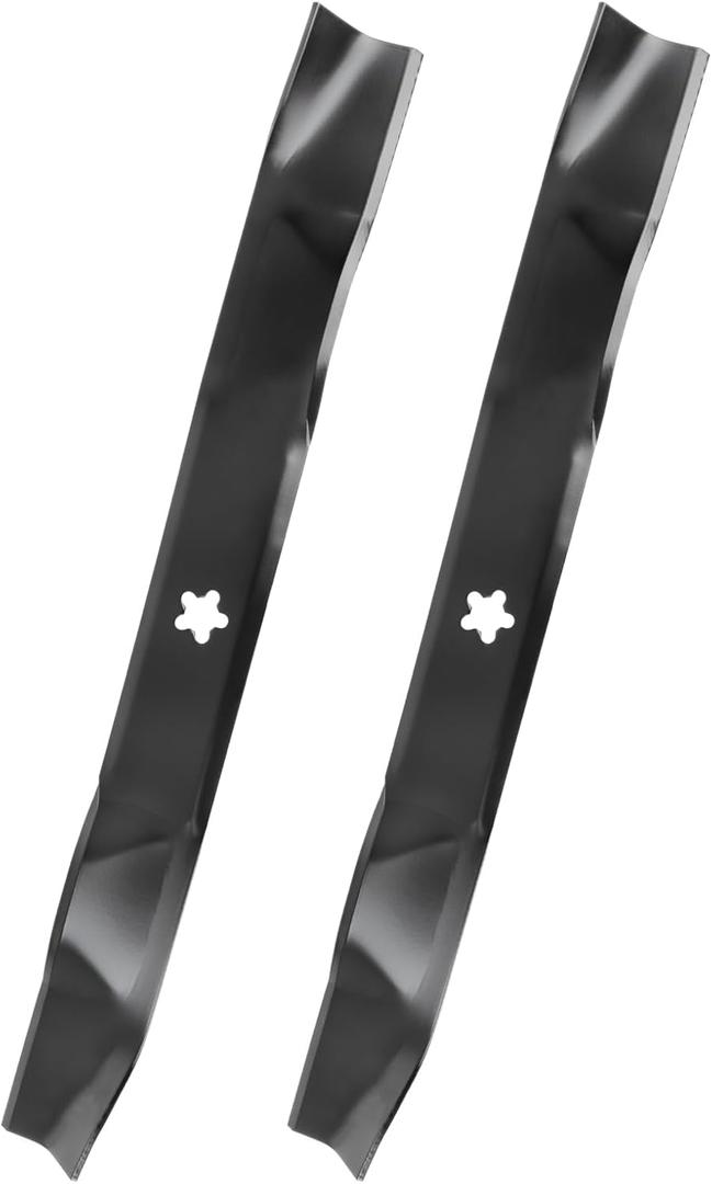 134149 Mower Blades for 42 Inch Deck, Compatible with Hu sqvarna Pou LAN Craftsman, Mulching Blades 532139775 Fit for Hu sqvarna YTH18542 LTH1742A, Replace 139775 138498 532138971 422719 (2 Pack)