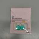 DLseego Diamond 3D Thumb Grips Caps Designed for Nintendo Switch 2 (2025), Acrylic Joy-c Handle Anti-Slip Crystal Clear Console Joystick Caps Cover 4PCS - Clear and Green