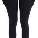 VME High Waisted Yoga Pants with Pockets - Tummy Control Workout Running Yoga Legging for Women (Black, M)