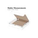 BOX USA Mailer Boxes Small 12"L x 12"W x 4"H 50-Pack - Corrugated Cardboard Box for Shipping, Moving, Mailing, Packing, Packaging and Storage