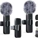 Labstandard Professional Wireless Lavalier Lapel Microphone for iPhone, iPad, mini Video Recording Mic forInterview Video Podcast Vlog YouTube&Livestream, Noise Reduction, Plug & Play