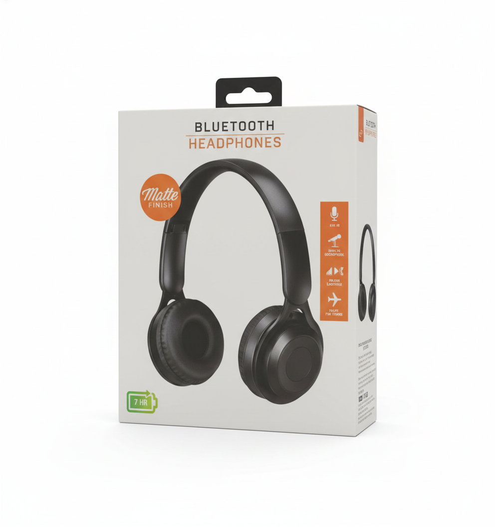 iLive 40mm Driver Wireless Headphones, BlackBluetooth Headphones, Over Ear Children's Wireless Bluetooth