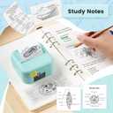 Sticker Printer, Print Pods Mini Printer, Thermal Inkless Sticker Maker Machine with 1 Roll Paper, Versatile App with 2000 Icons and 300 Templates, Impresora Porttil for Notes, Journal, DIY