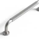 10 Pack Brushed Nickel Cabinet Pulls 5" Hole Center Silver Drawer Handles Kitchen Cupboard Bathroom Dresser Cabinet Hardware Spiral Zinc Alloy