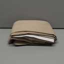 H.VERSAILTEX 100% Blackout Curtains for Bedroom with Black Liner Full Room Darkening Curtains 54 Inch Long Thermal Insulated Back Tab/Rod Pocket Window Drapes for Living Room, 2 Panels, Natural Sand