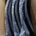 Sturdy Foldable Plastic Chair, Portable, 350-Pound Capacity, Black, 6-Pack