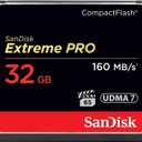 SanDisk 32GB Extreme PRO CompactFlash Memory Card UDMA 7 Speed Up To 160MB/s - SDCFXPS-032G-X46